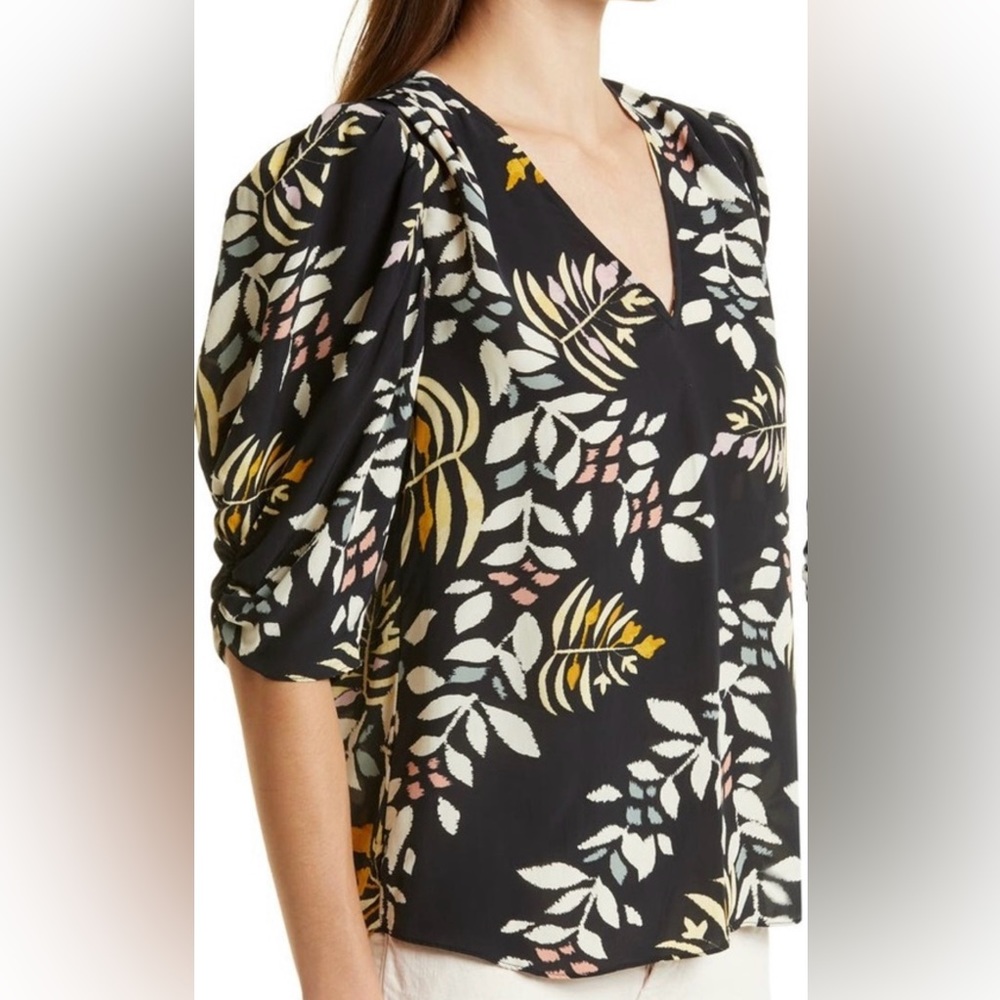Ba&sh (Noir) floral top